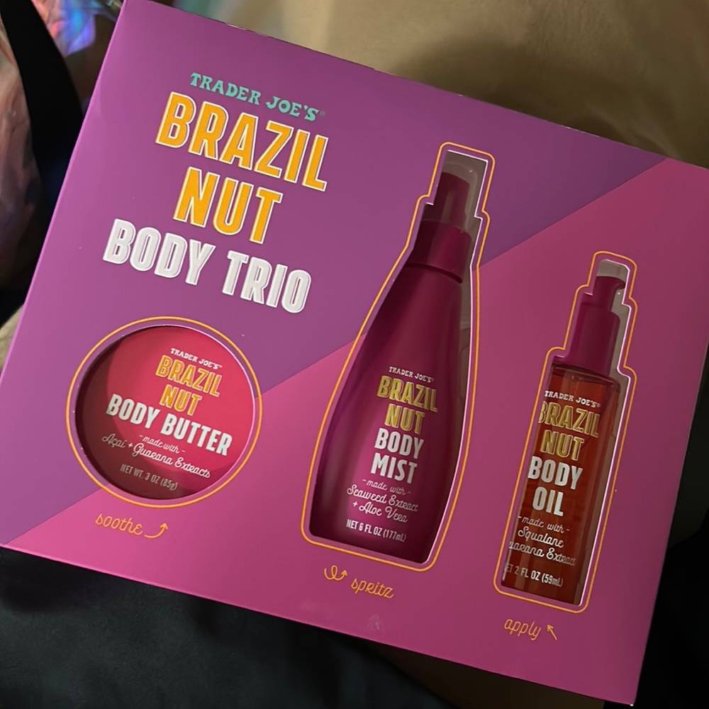 Trader Joes Brazil Nut Body Trio
